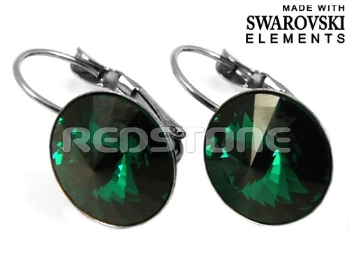 Náušnice Swarovski Elements RED8012